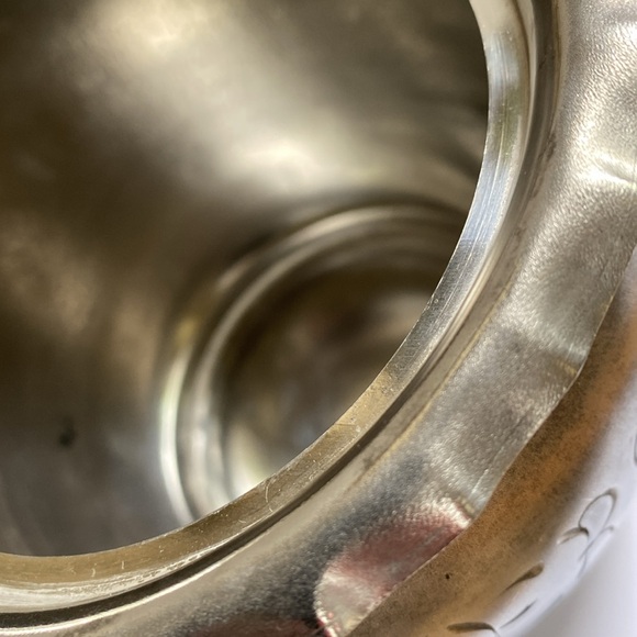 Antique Victorian Metal Silver Plate Cracker tin - Picture 12 of 12